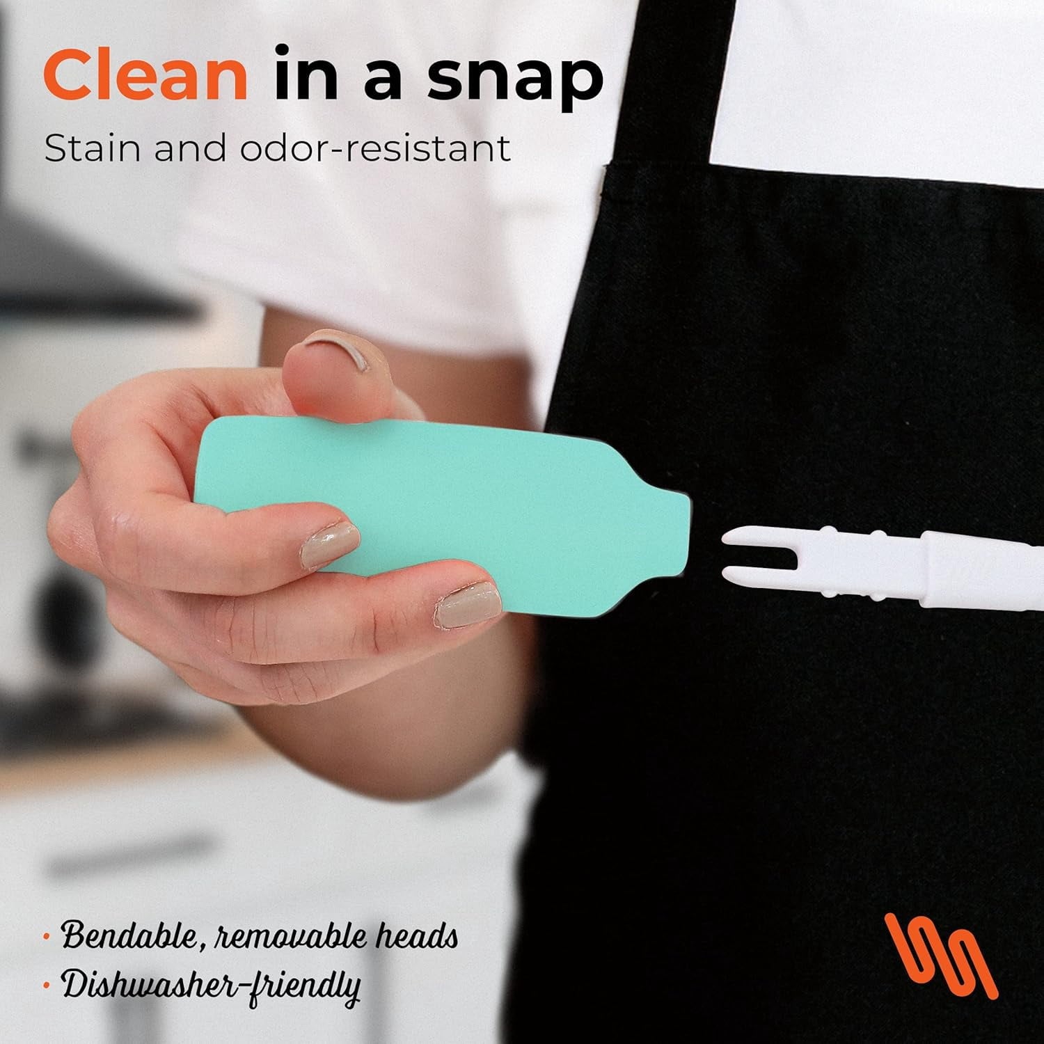 Mistralli 4Piece Silicone Nonstick Spatula Set - Image 5