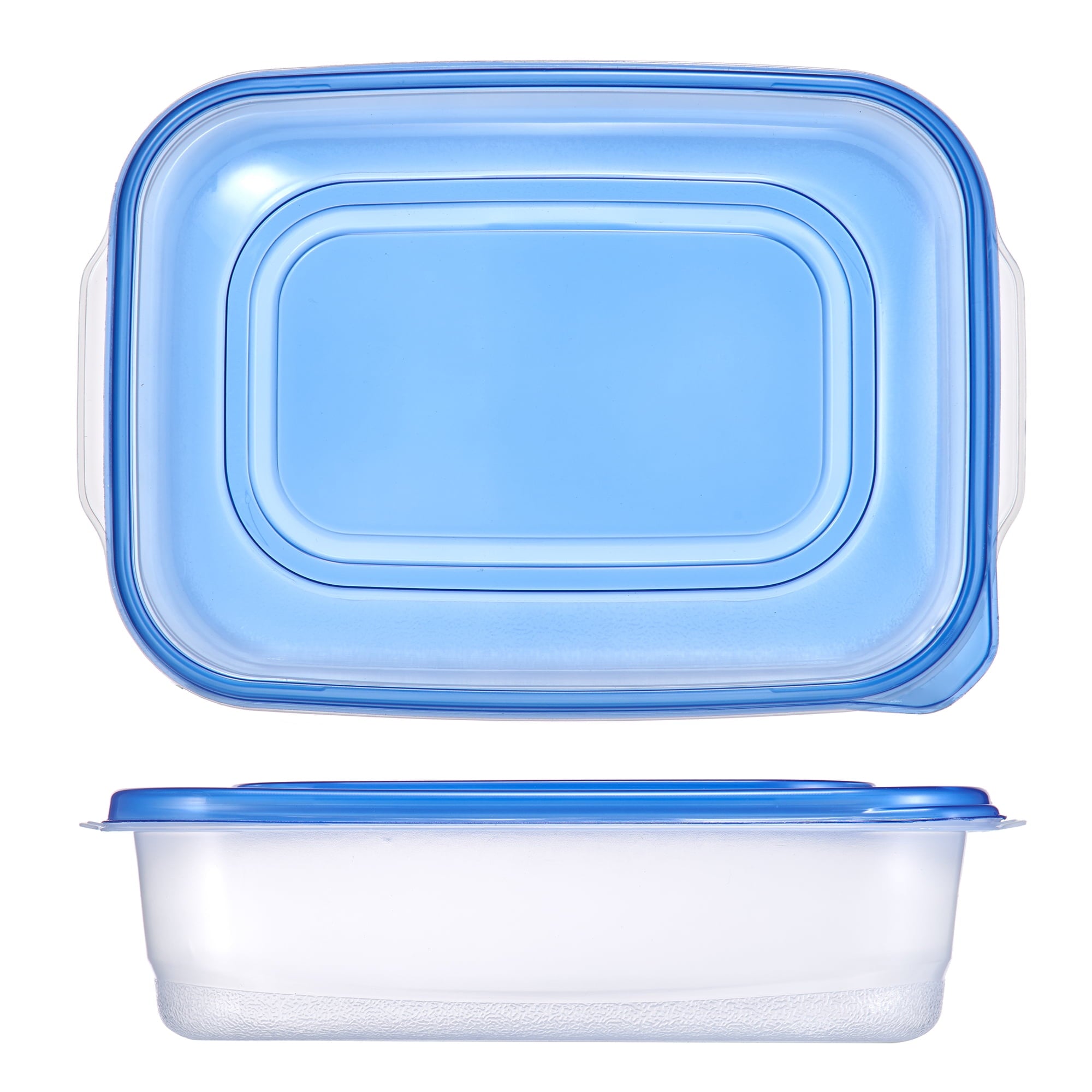 (2 pack) Mainstays Semi Durable Square 5.2cup Plastic Food Storage Container, Made for Family Meals for Easy Serving and Storing - Image 4