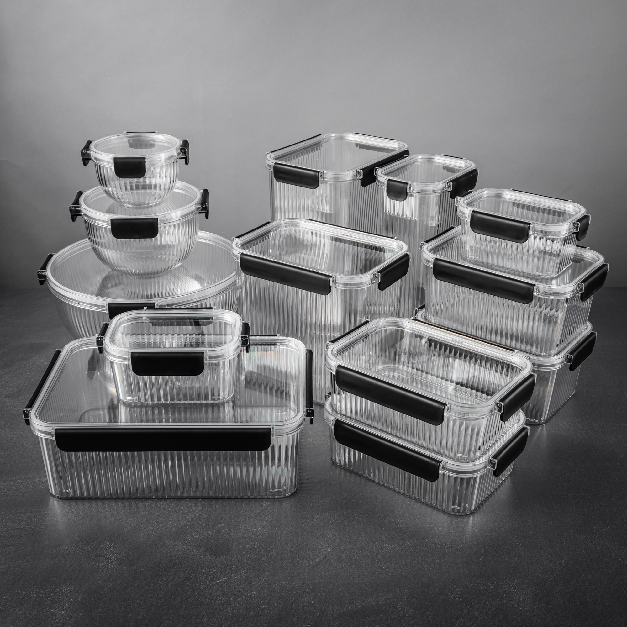 and 11.5 Cup Clear Plastic Pantry Storage Container with Airtight Lid - Image 6