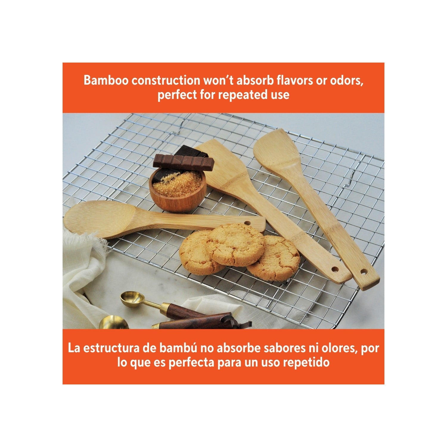 3pc Bamboo Tool Set - Image 4