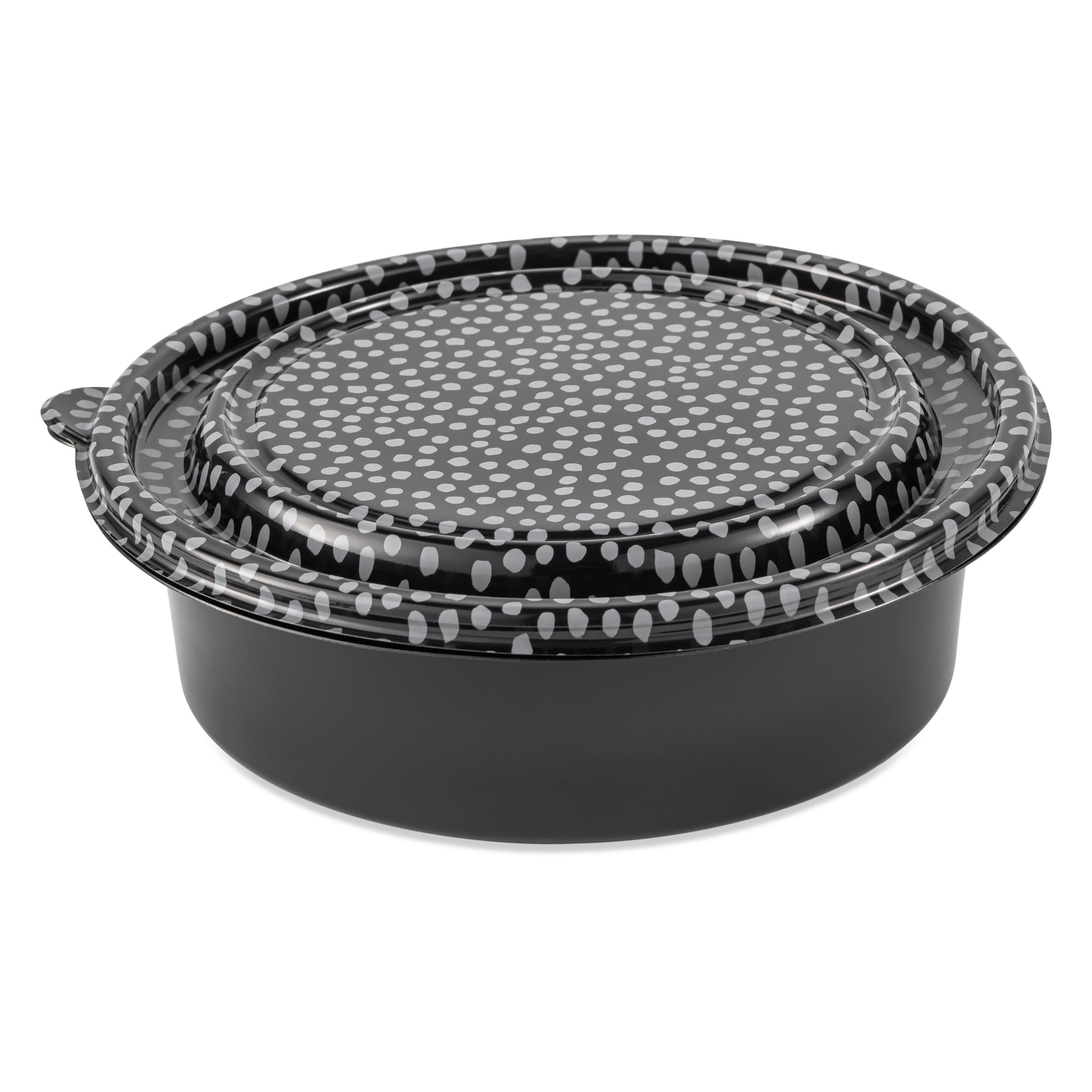 24-Piece Meal Prep Food Container Set, Black - Image 3
