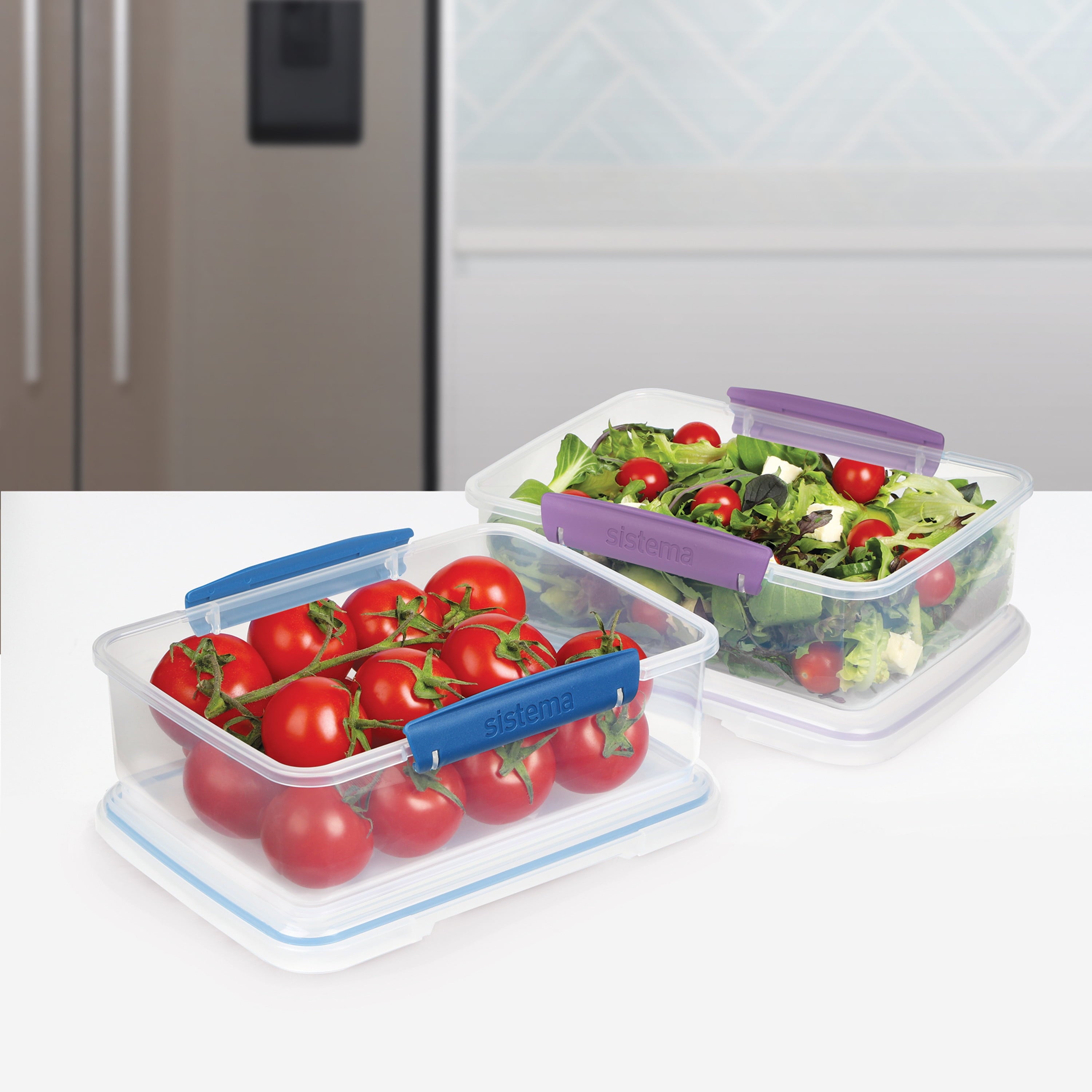 2L Plastic Food Storage Containers, Set of 2 - Image 5