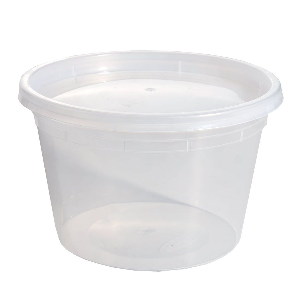 (3 pack) 40 Piece 16oz Plastic Deli Container, Ideal Use for Meal Prep and Batch Cooking - Image 3