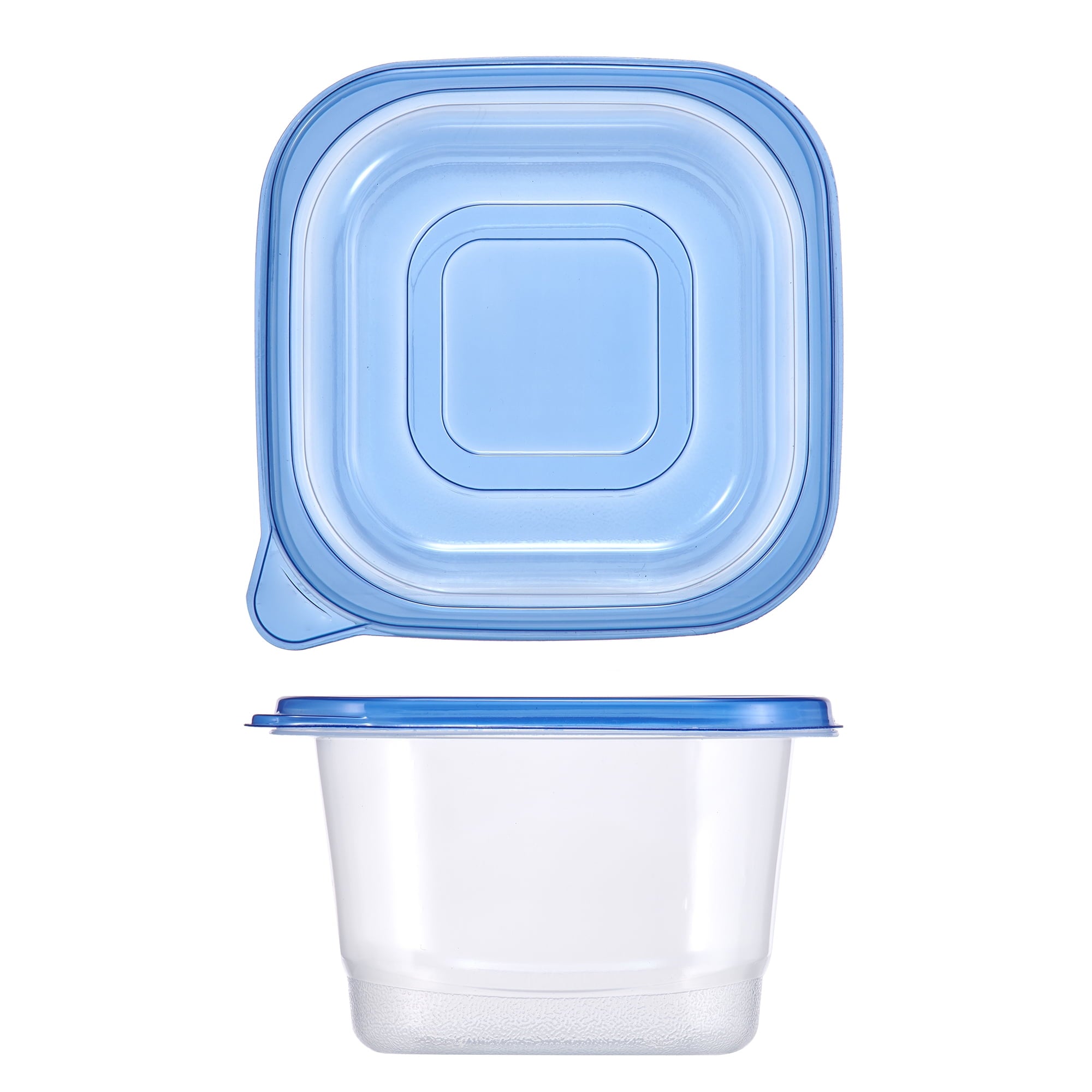 (3 pack) Mainstays 4 Pack 4.4Cup Plastic Square Food Storage Container - Image 5