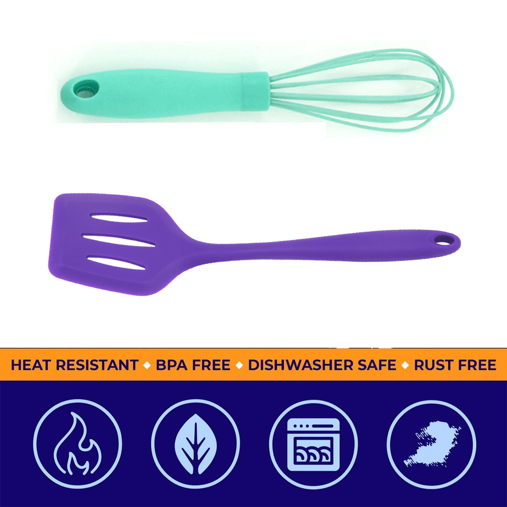 2 Silicone Cooking Utensils, Non-Stick and Heat Resistant Kitchen Tools, Useful Cooking Gadgets - Image 3