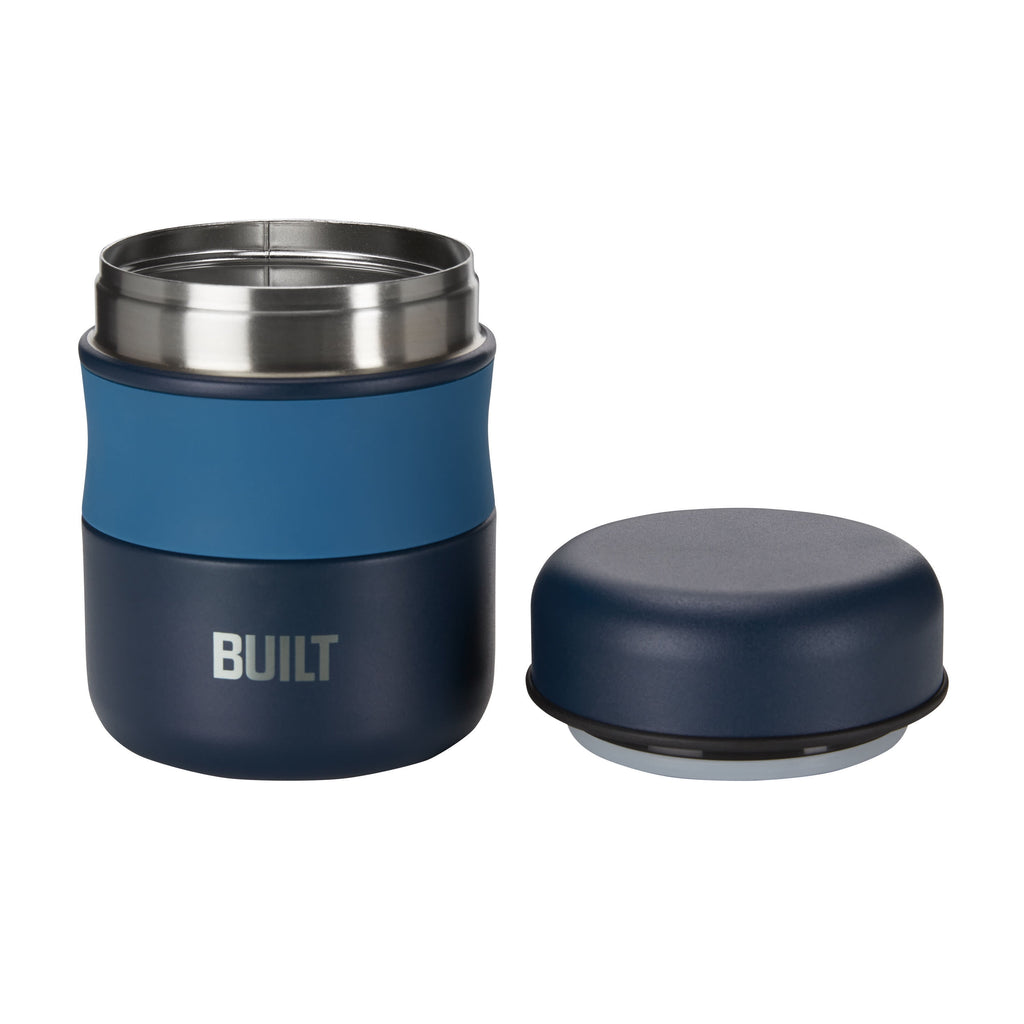 10 oz Double-Wall Vacuum Insulated Food Jar, Blue - Image 5