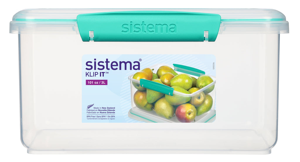 Sistema Klip-It Rectangle 3 L Plastic Food Storage Container - Image 2