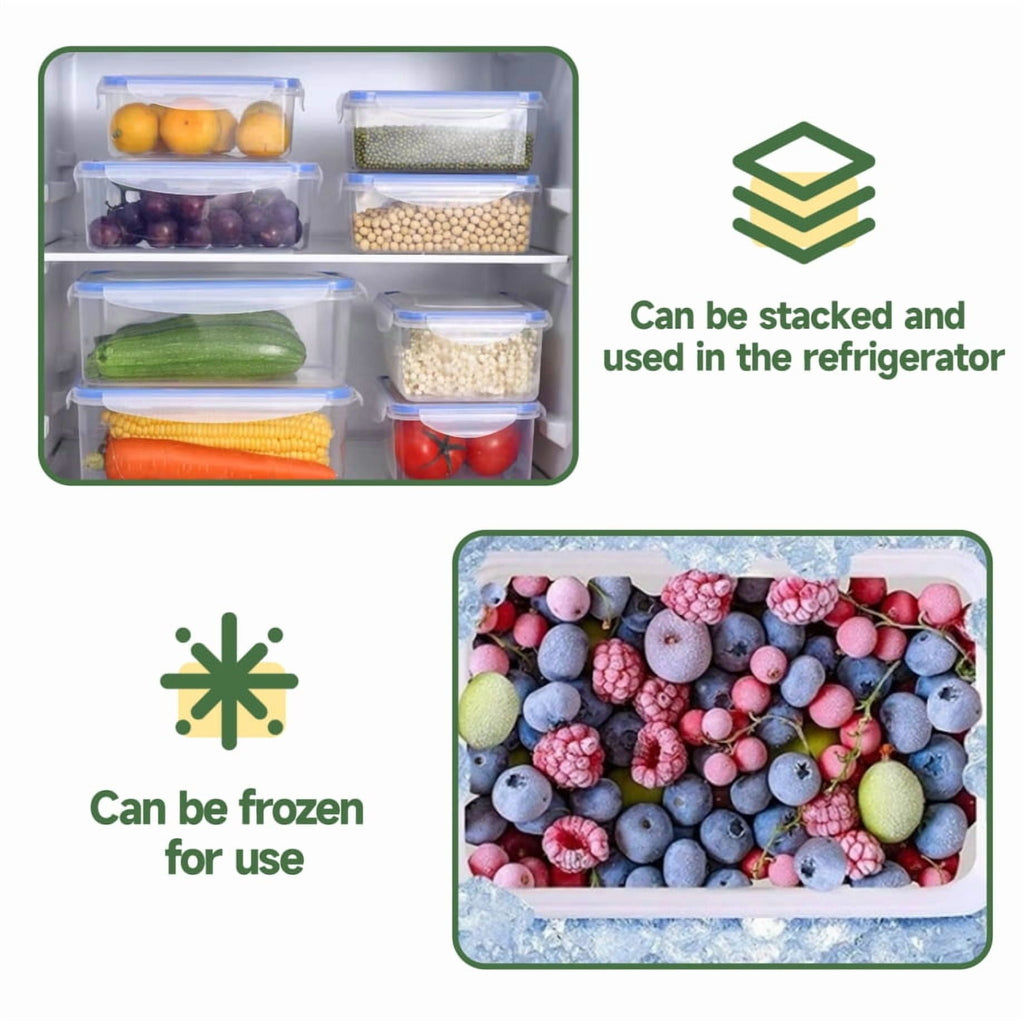 50 Piece Variety Pack Food Storage Containers with Lids - Plastic Leak-Proof BPA-Free - Food Meal Prep Tupperware (24... - Image 6