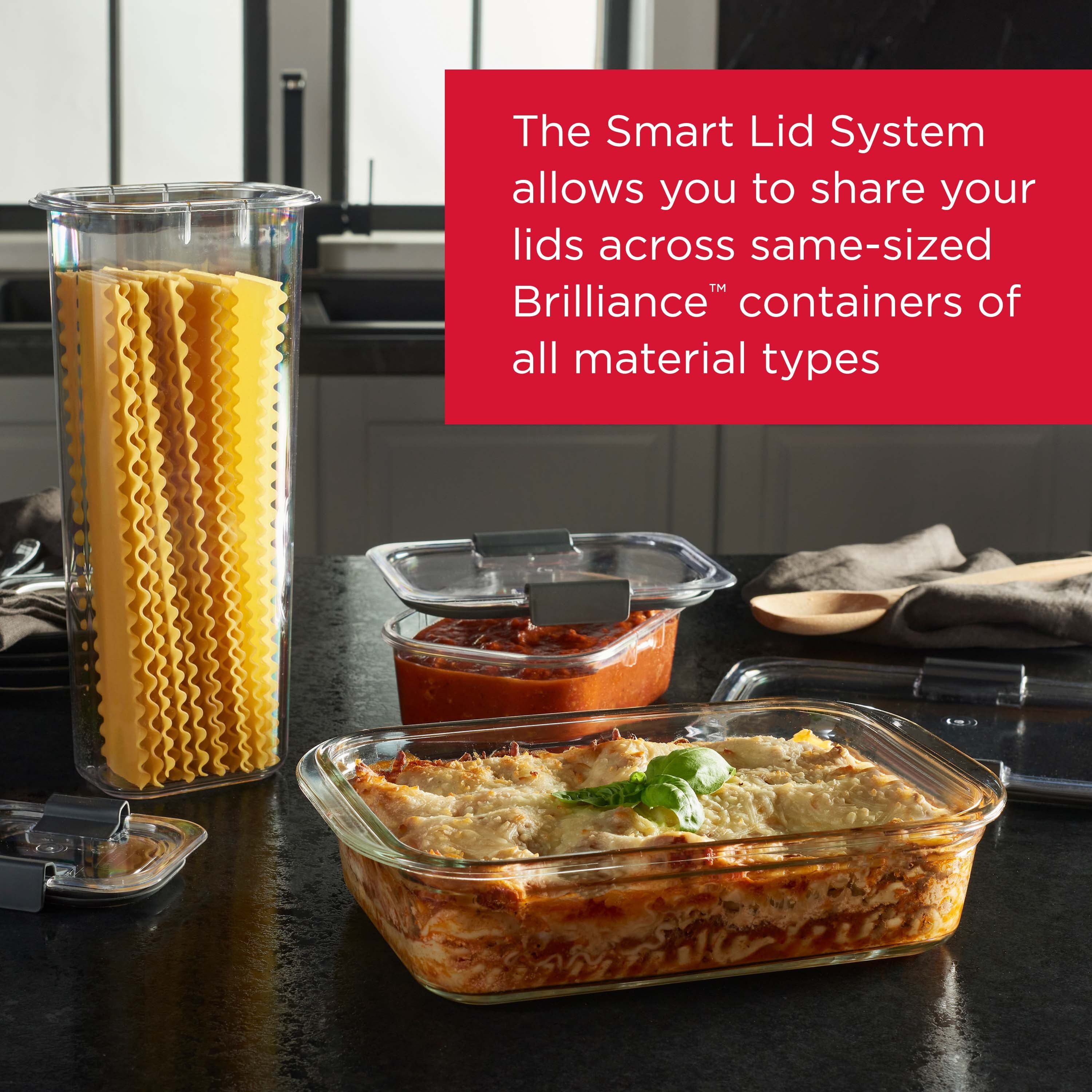 Glass Food Storage Containers, 2-Pack with Lids, Free and Leak Proof, 4.7 Cup, Ideal Use for Meal Prep and Batch Cooking - Image 4