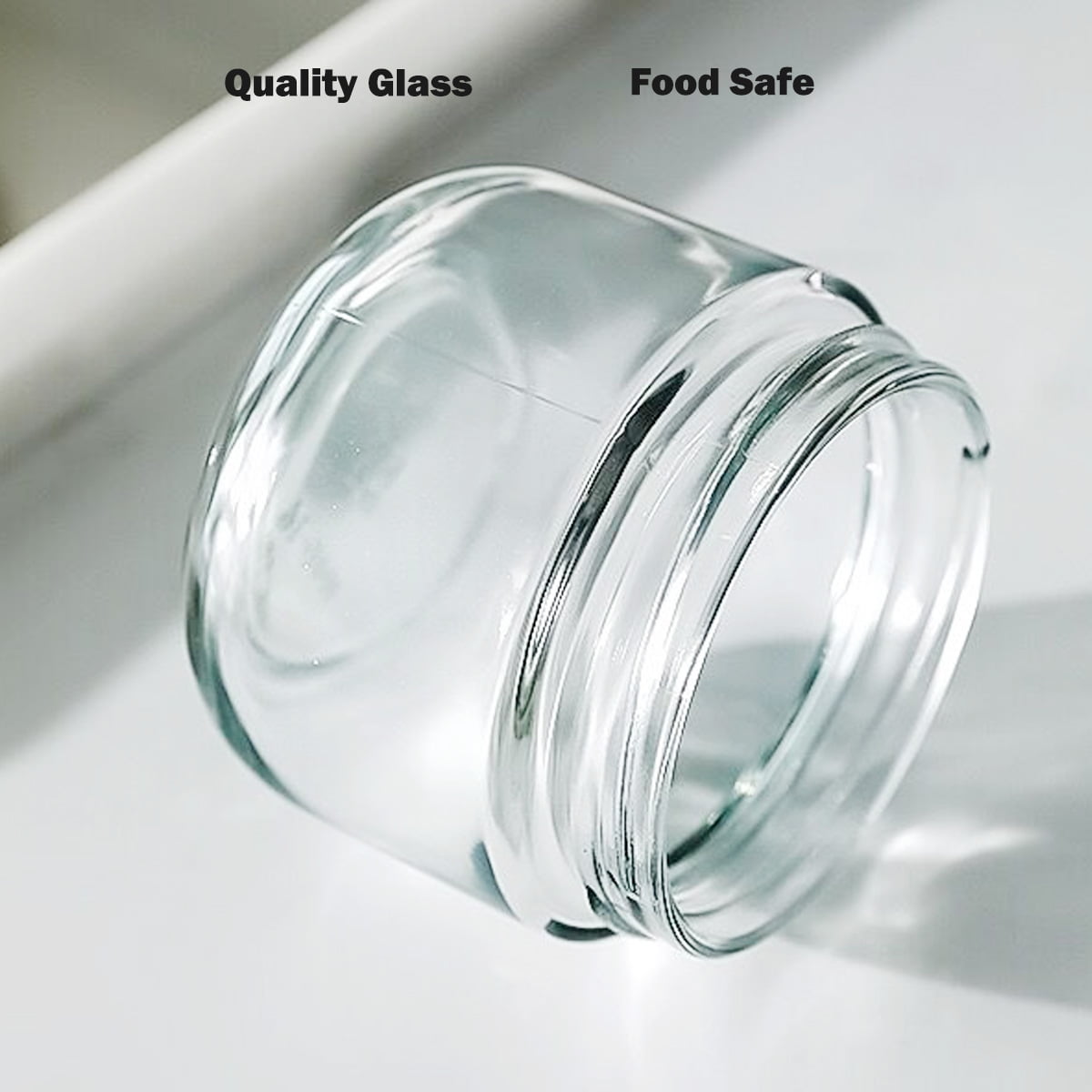 Glass Jars with Screw Lids Airtight Kitchen Canisters - Image 4