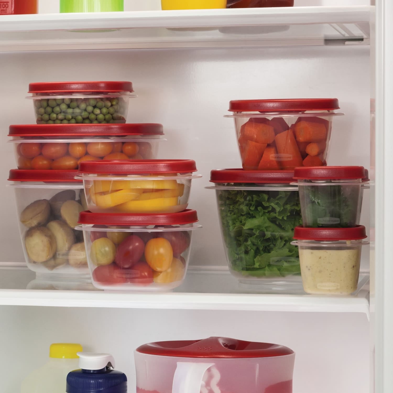 3-Cup Round Food Storage Container, Racer Red - Image 6