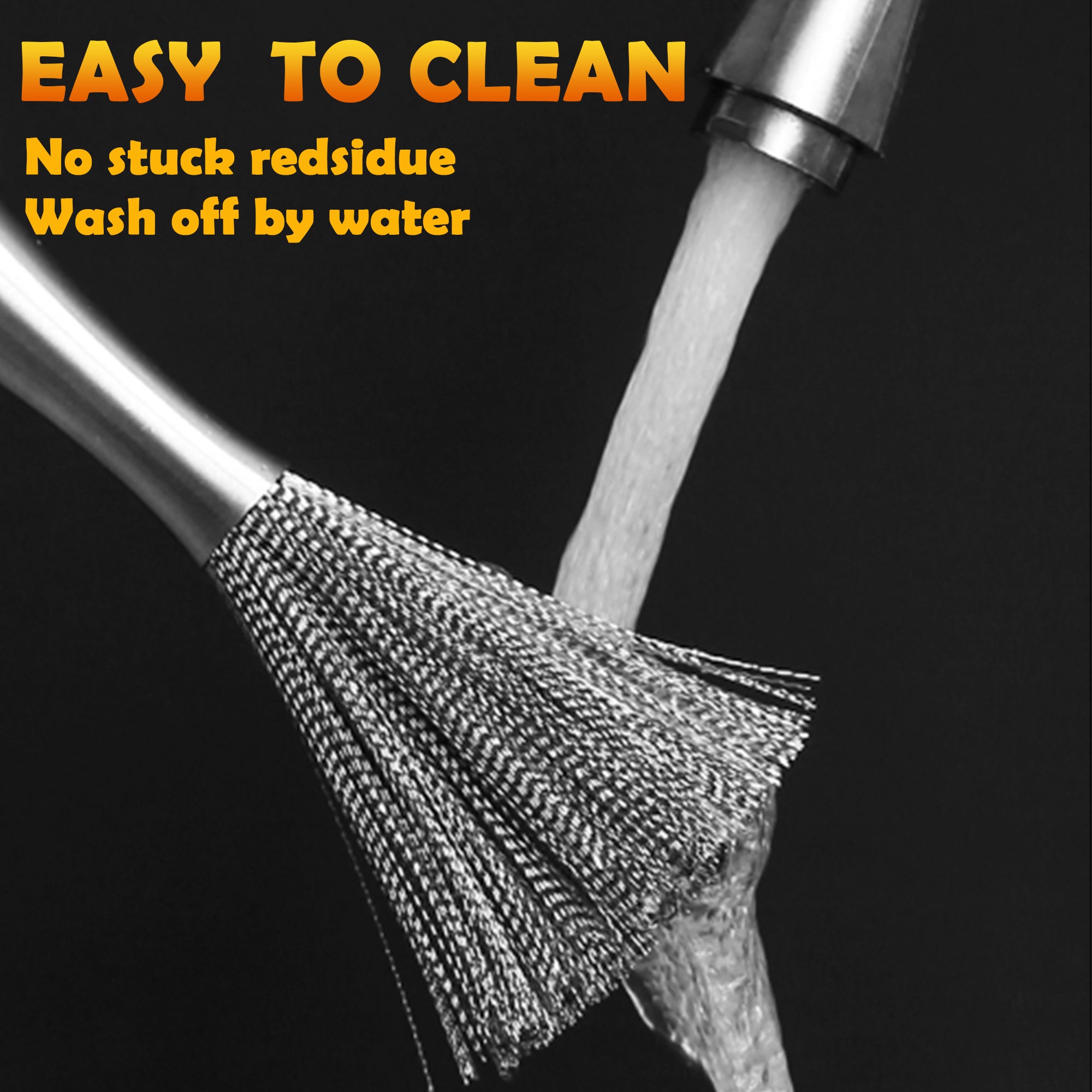 Stainless Steel Dish Brush for Pot, DIIG Scrub Brush Cleaner with Flexible Wavy Wires for Dishes Wok Pan Pot Stoves Cookware - Image 2