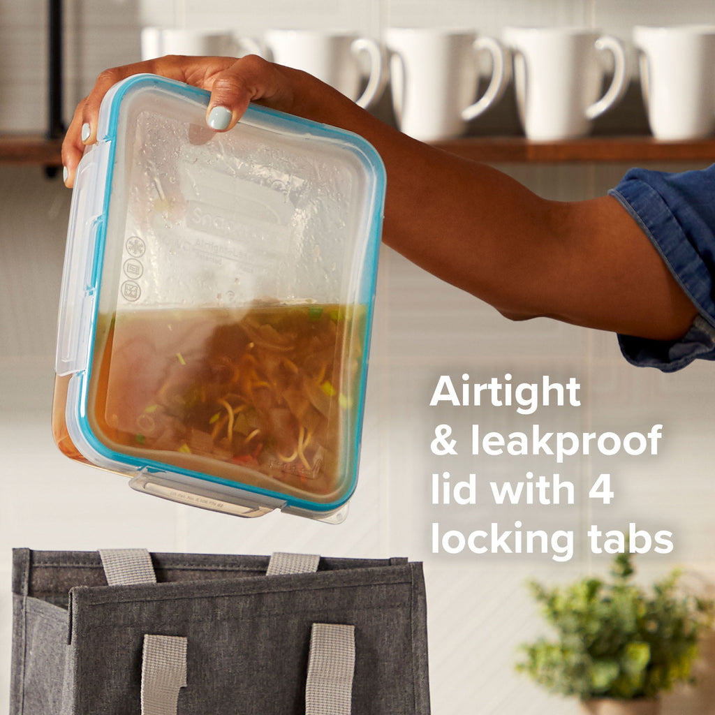 8 Cup Clear Food Storage Container, Well Suited to Refrigerator Organization - Image 4