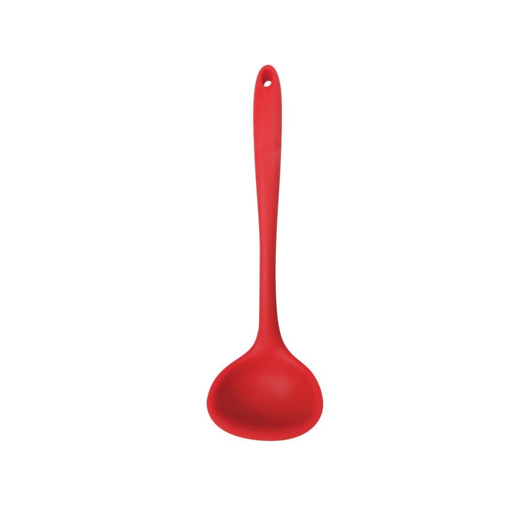 5-Piece Silicone Cooking Utensils, Red, 5 Spatulas - Image 2