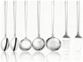 7Pcs Kitchen Cooking Utensils Set, Stainless Steel Kitchen Utensils Set, Kitchen Tools Spatulas Set, Home Essentials ...