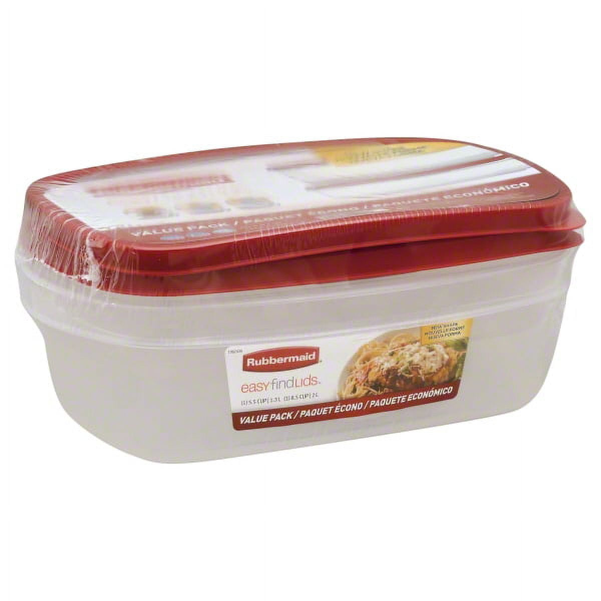 Storage Container Value Pack with Lids, 1-8.5 (2.0 Liter) Cup, 1-5.5 Cup (1.3 Liter) - Image 2