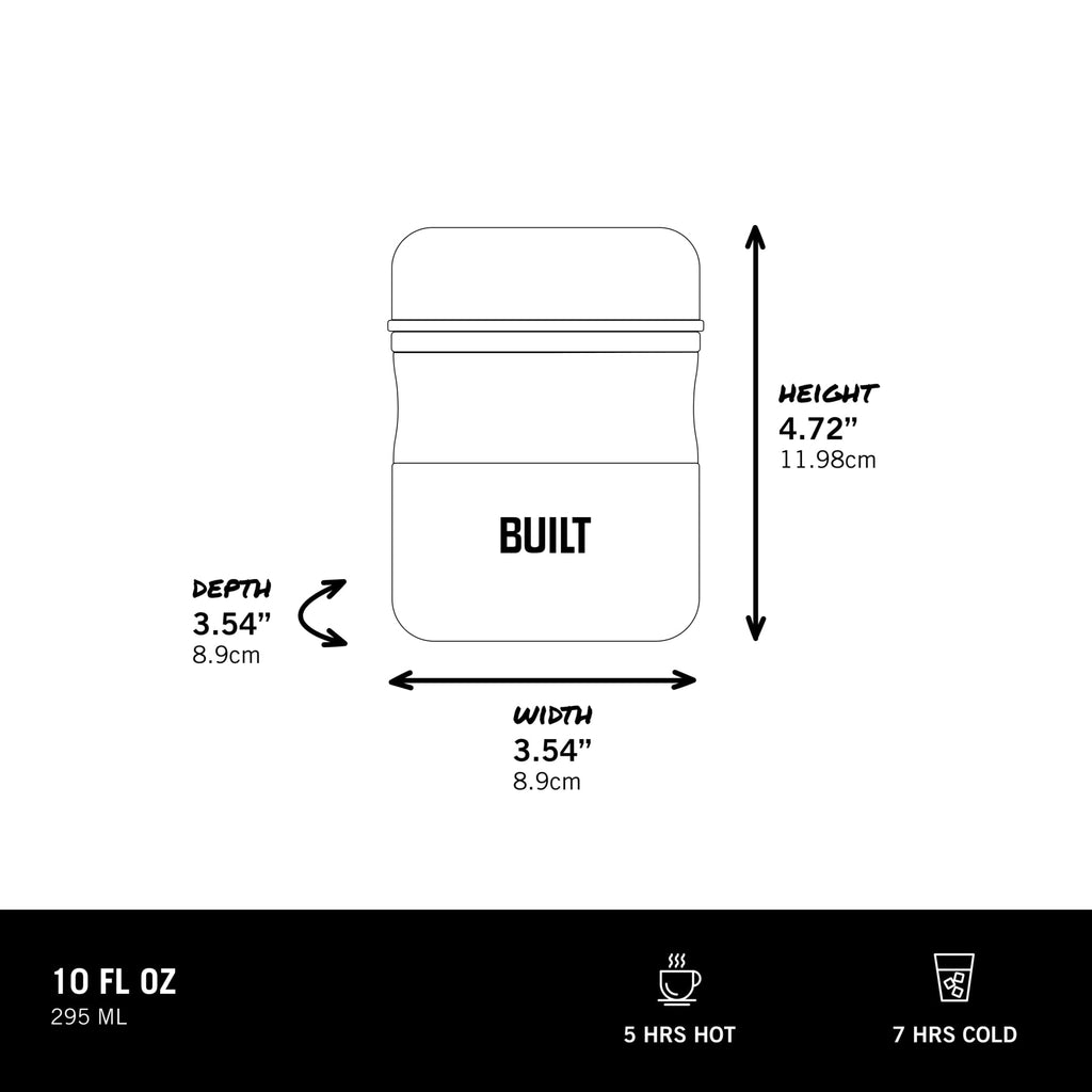 10 oz Double-Wall Vacuum Insulated Food Jar, Sage Green - Image 4