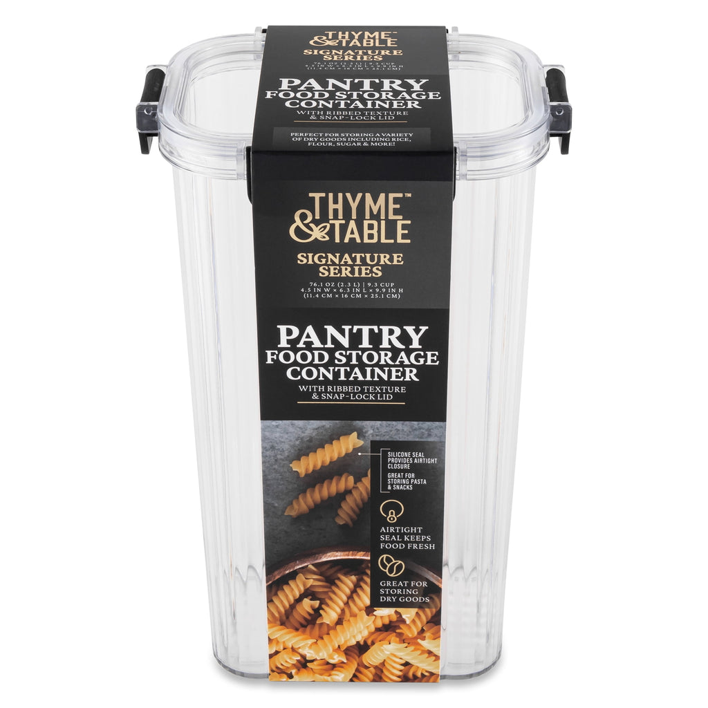 Thyme & Table 9.3 Cup Plastic Pantry Storage Container, Clear - Image 2