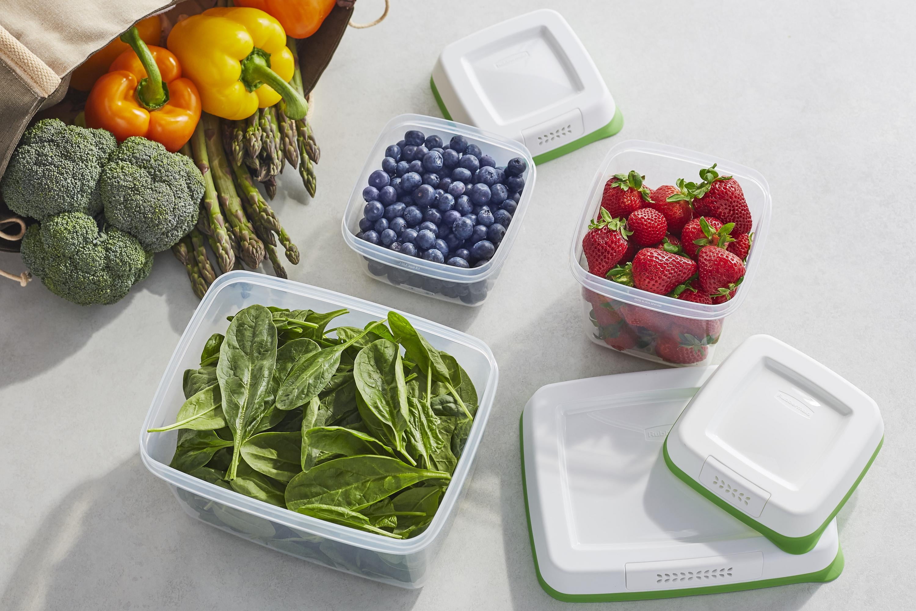 Saver, Medium and Large Plastic Storage Containers, 6-Piece Set - Image 6