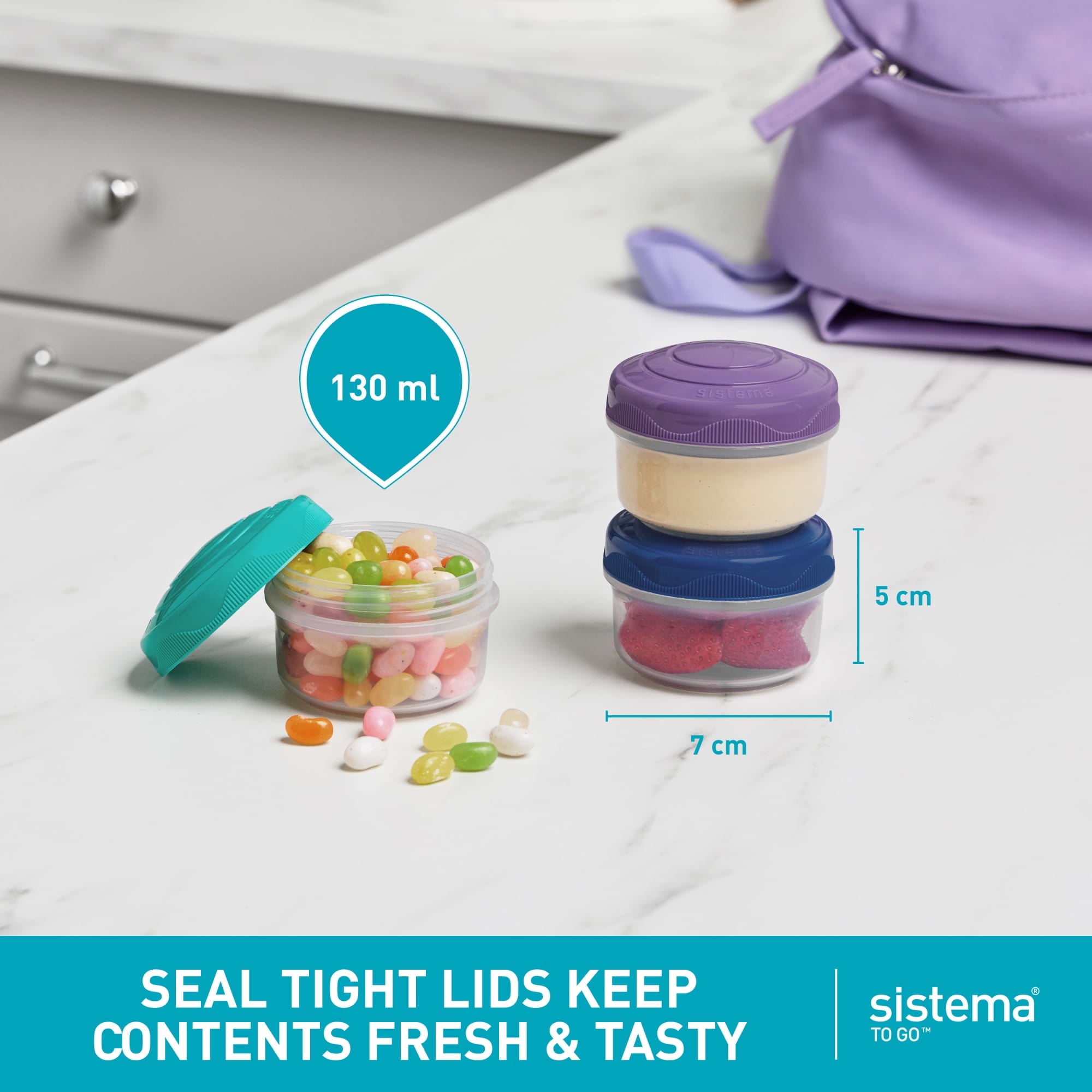 To Go Round Mini Bites 3-Pack (Colors May Vary) - Image 3