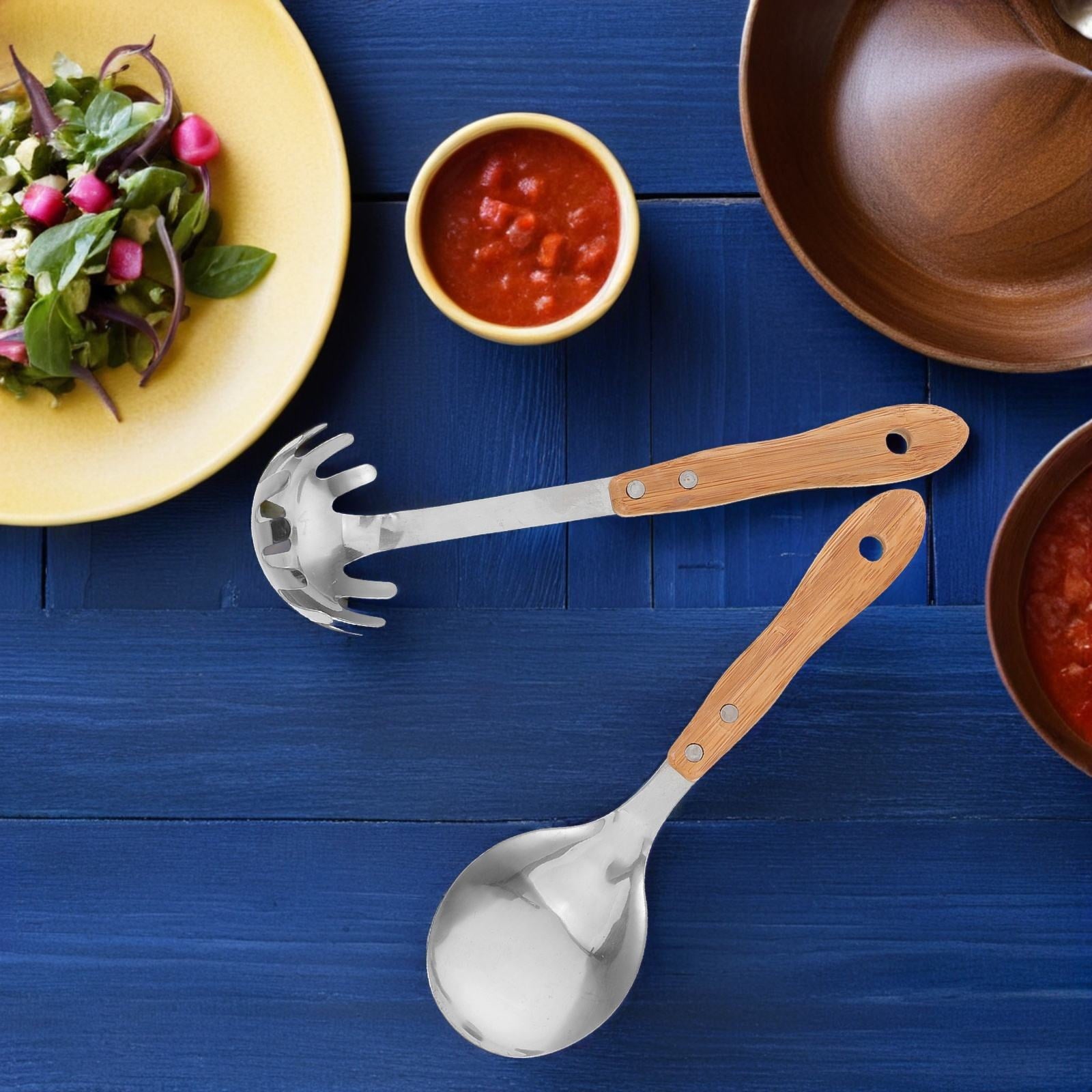 5-Piece Kitchen Utensil Set with Stainless Steel Handles, Essential Cooking Tools for Home and - Image 4