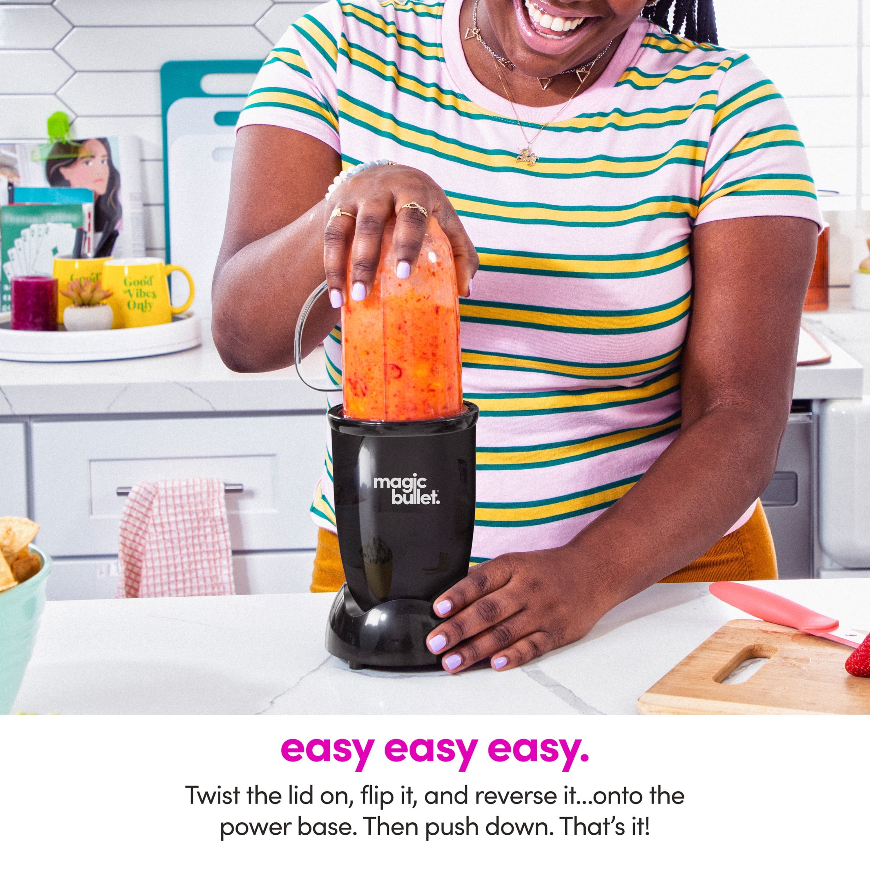 4 Piece Personal Blender , Black - Image 2