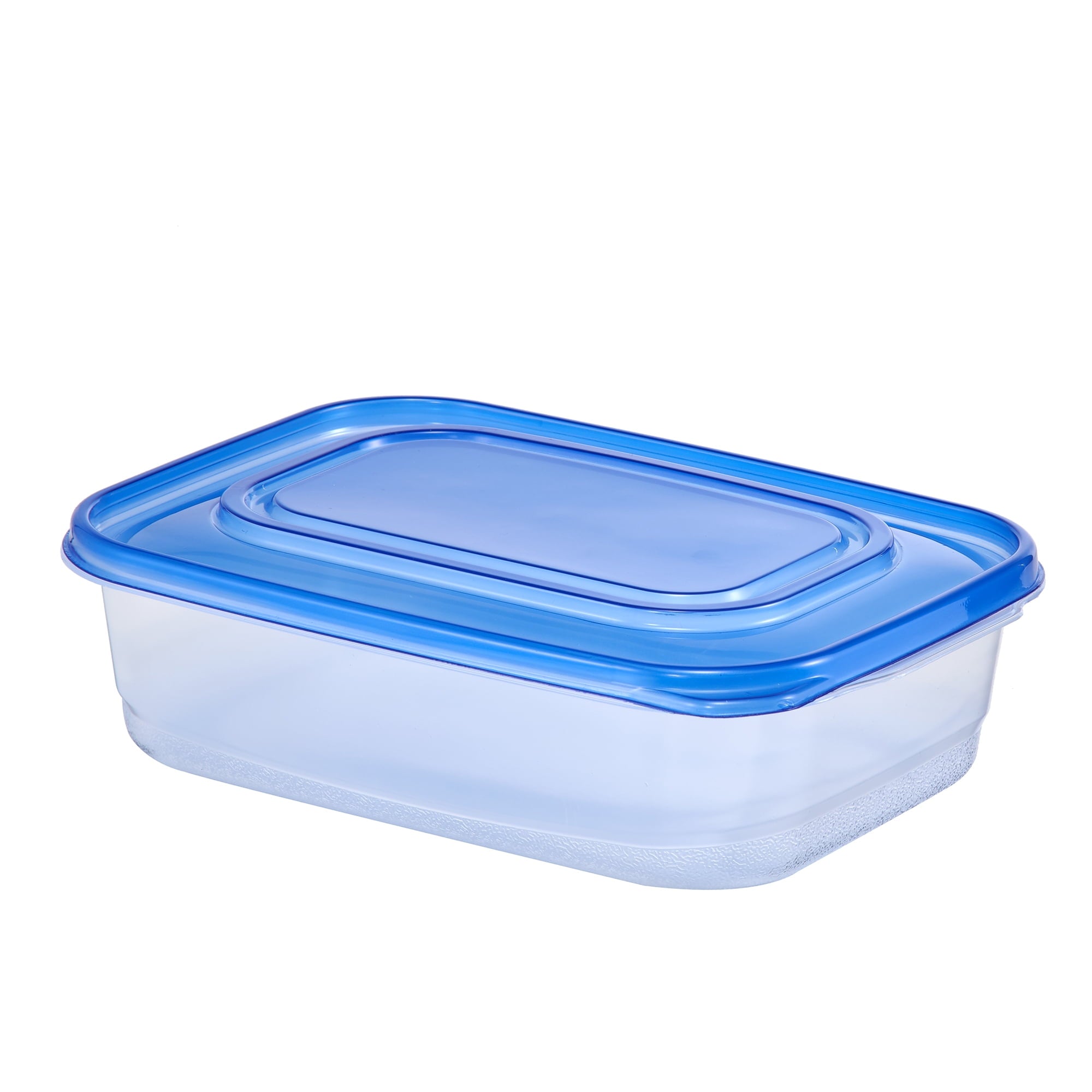 (2 pack) Mainstays Semi Durable Square 5.2cup Plastic Food Storage Container, Made for Family Meals for Easy Serving and Storing - Image 3
