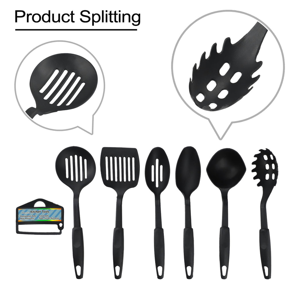 6Pcs Silicone Cooking Utensils Set - Heat Resistant Kitchen Utensils, Spatula, Spoon, Kitchen Utensil Gadgets Tools S... - Image 6