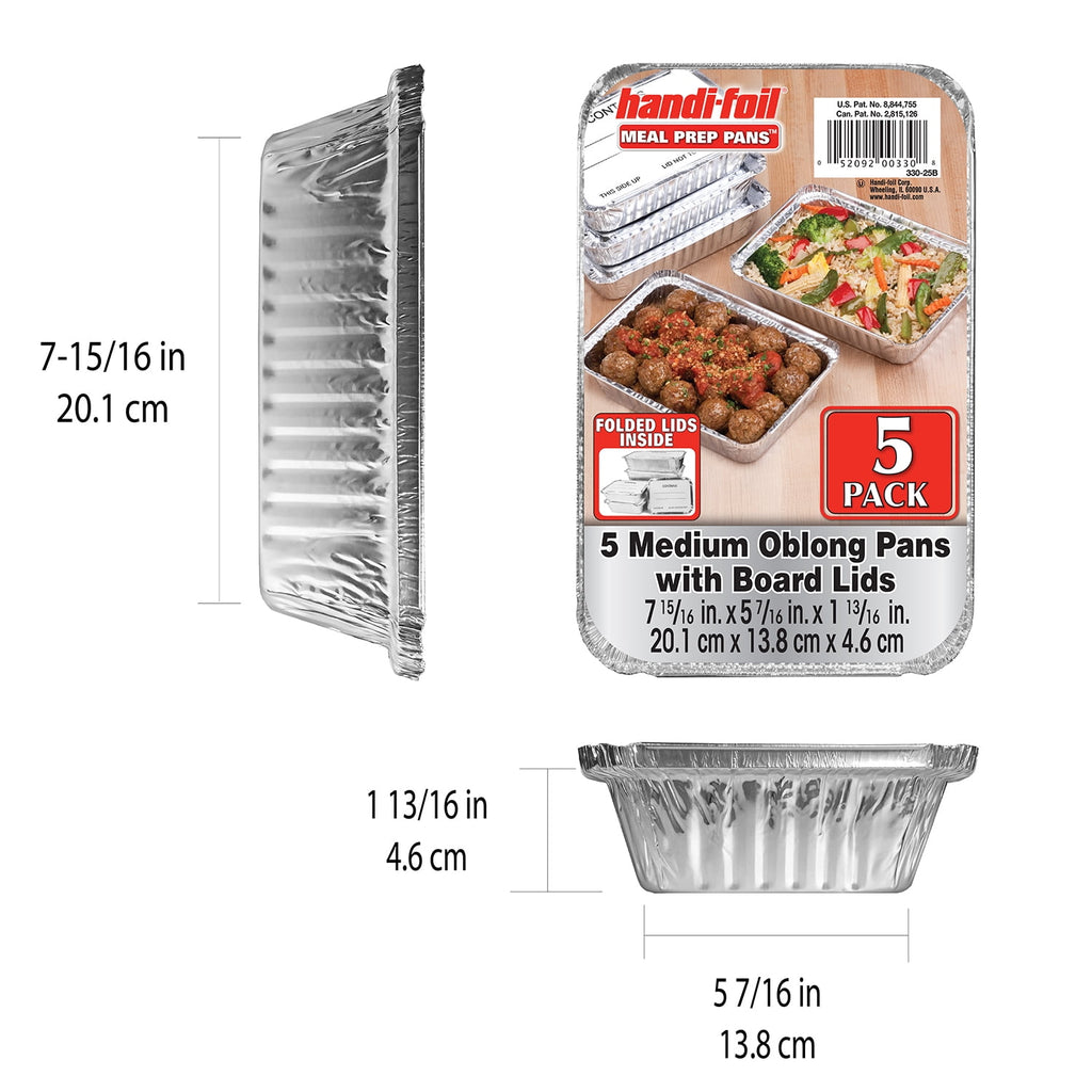 Prep Pan with Lids, 5 Count - Image 2