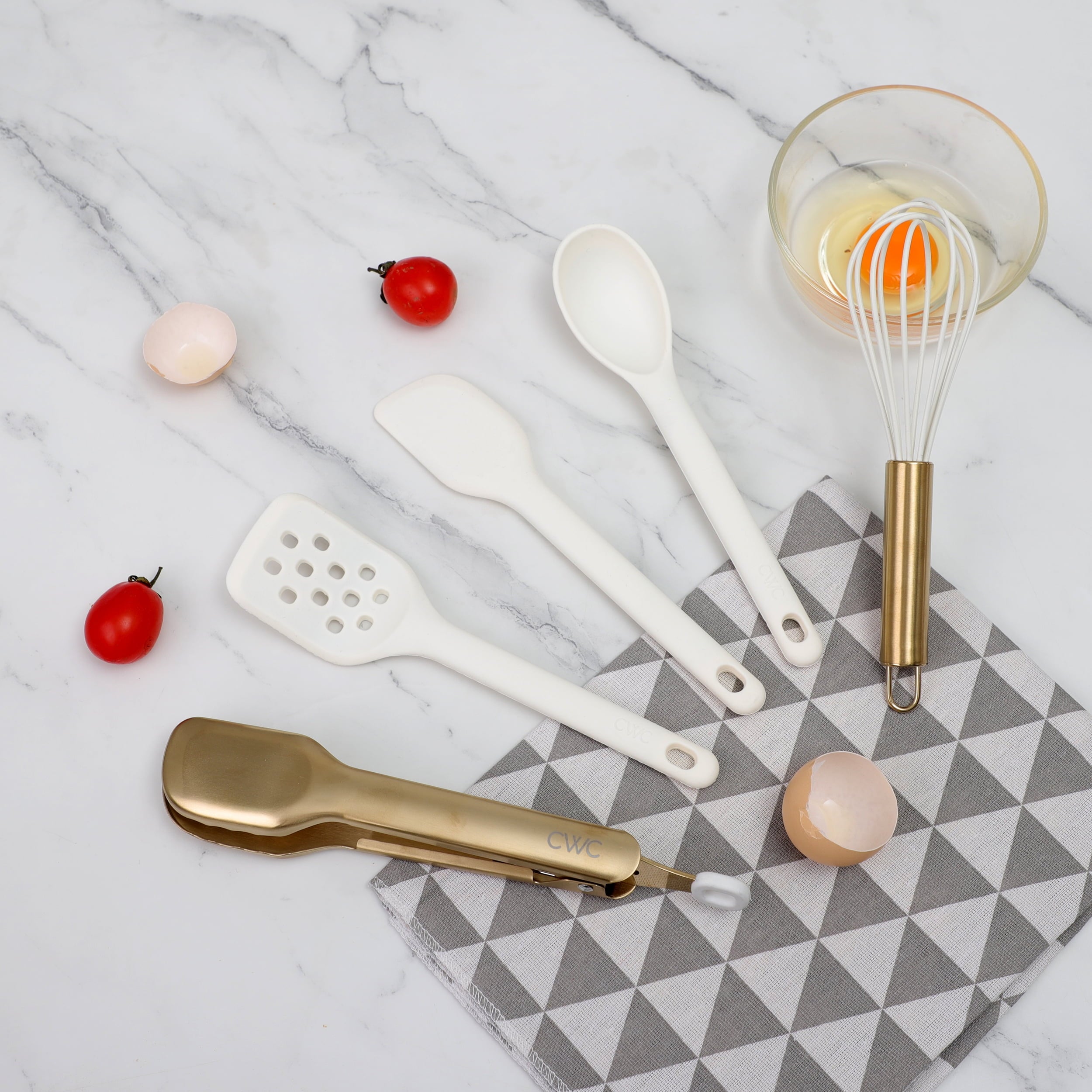 Cook with Color 5-Piece Mini Silicone Utensil Set  Durable & Nonstick Safe - Image 2