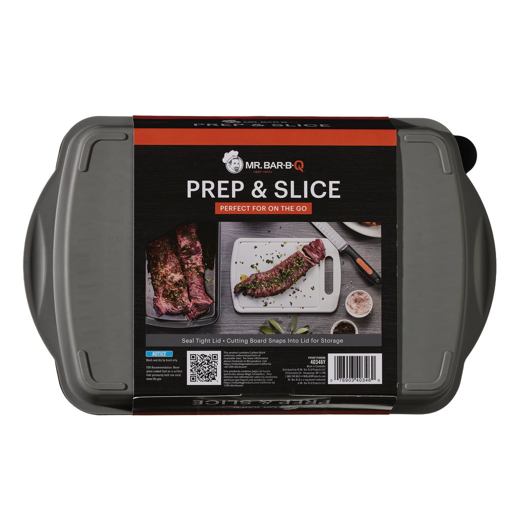 MR. BAR-B-Q Prep and Store with Cutting Board Lid Meat Food Storage Containers - Image 2