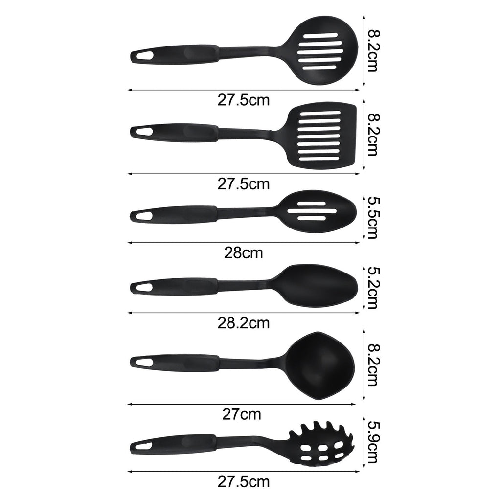 6Pcs Silicone Cooking Utensils Set - Heat Resistant Kitchen Utensils, Spatula, Spoon, Kitchen Utensil Gadgets Tools S... - Image 2
