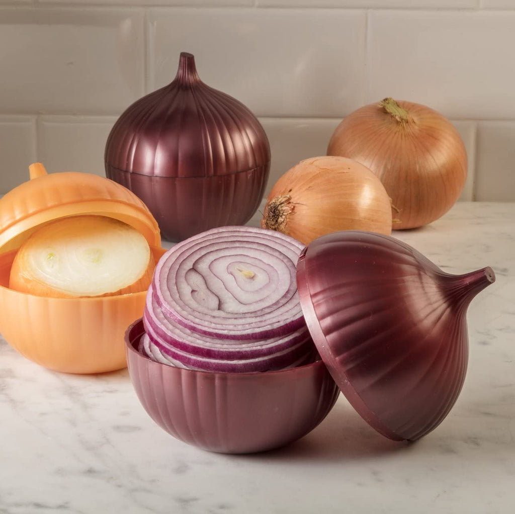 Hutzler Onion Saver Keeper Red Fresh Longer Food Storage Containers - Image 3