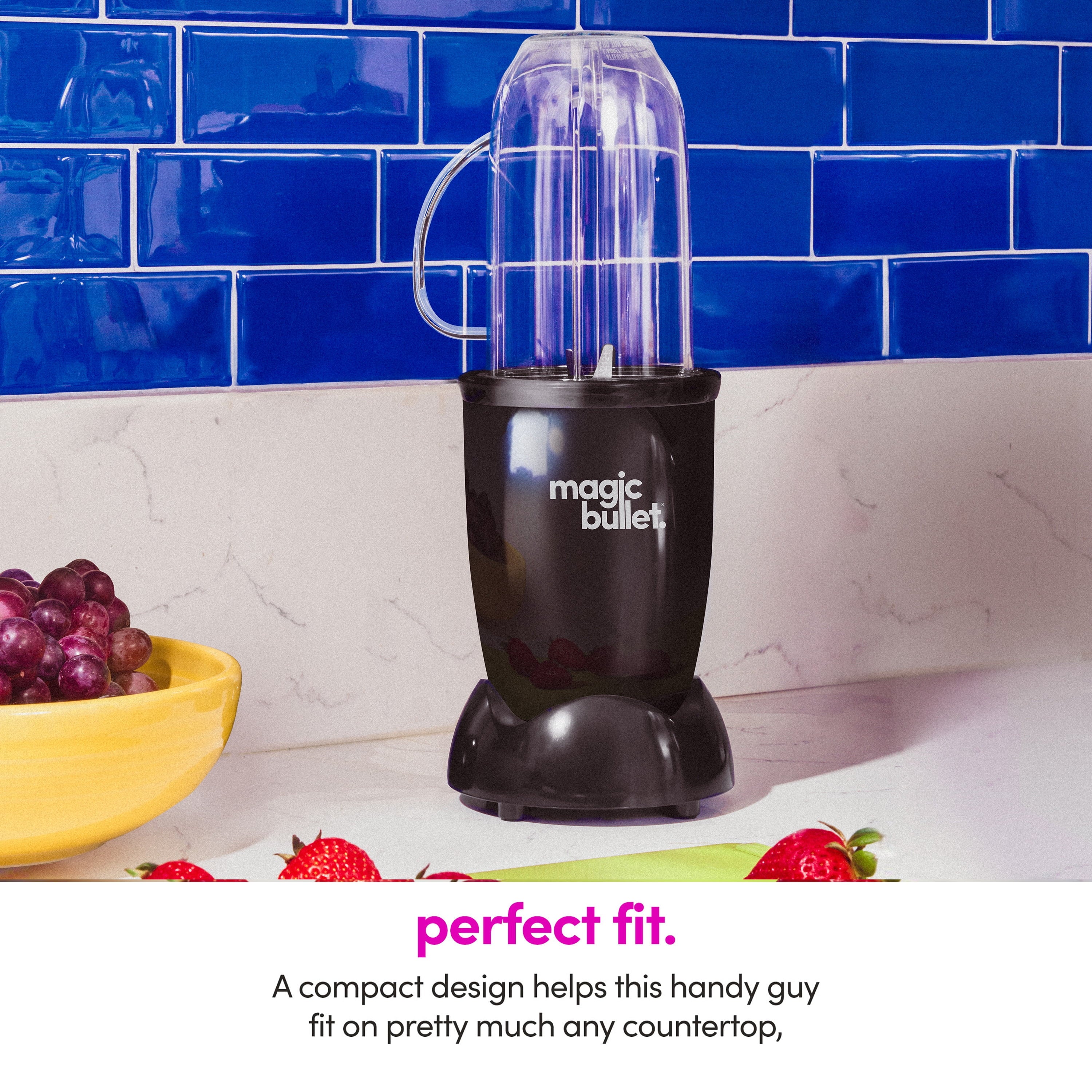 4 Piece Personal Blender , Black - Image 4