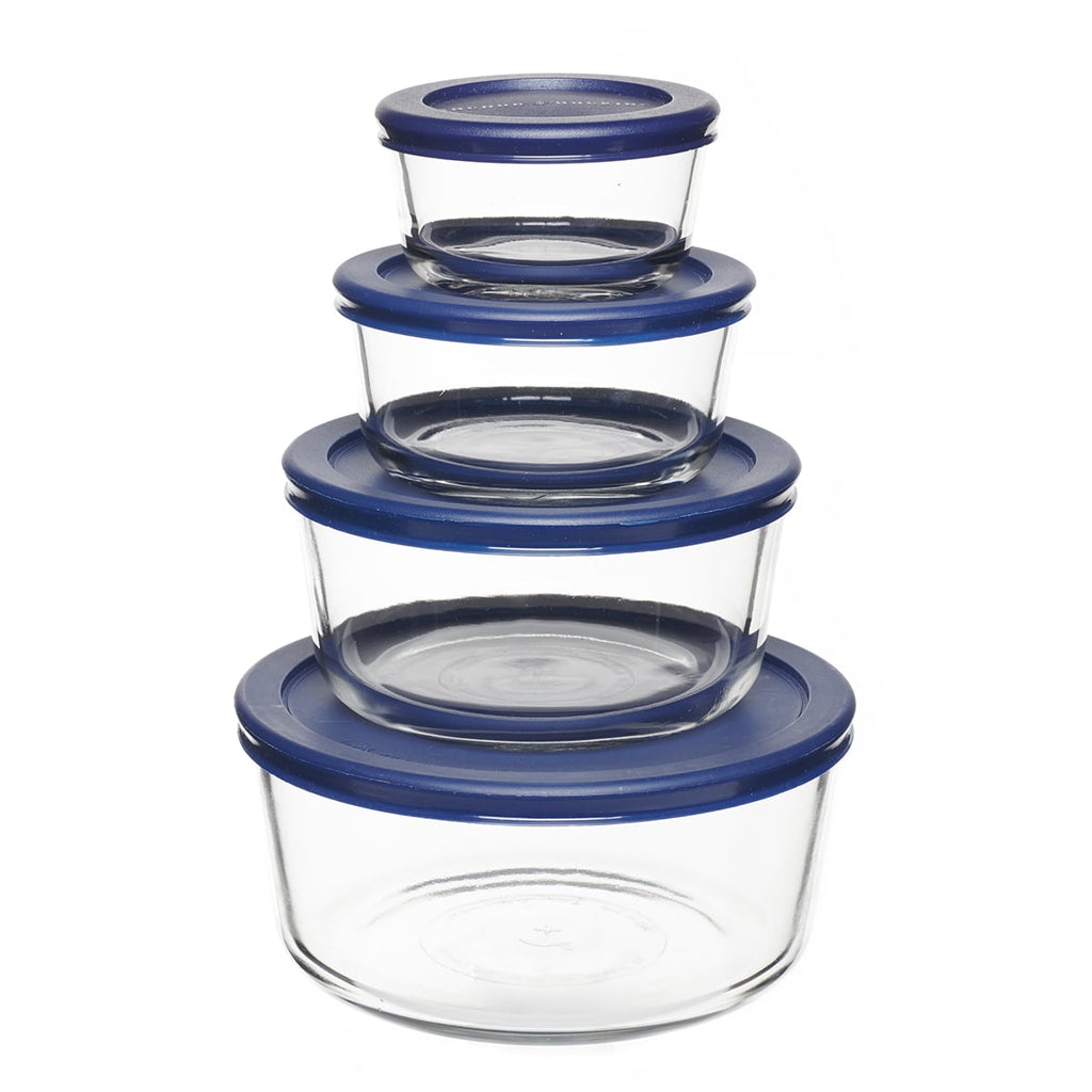 Anchor Hocking Glass Food Storage Containers with Lids, 8 Piece Set - Image 3