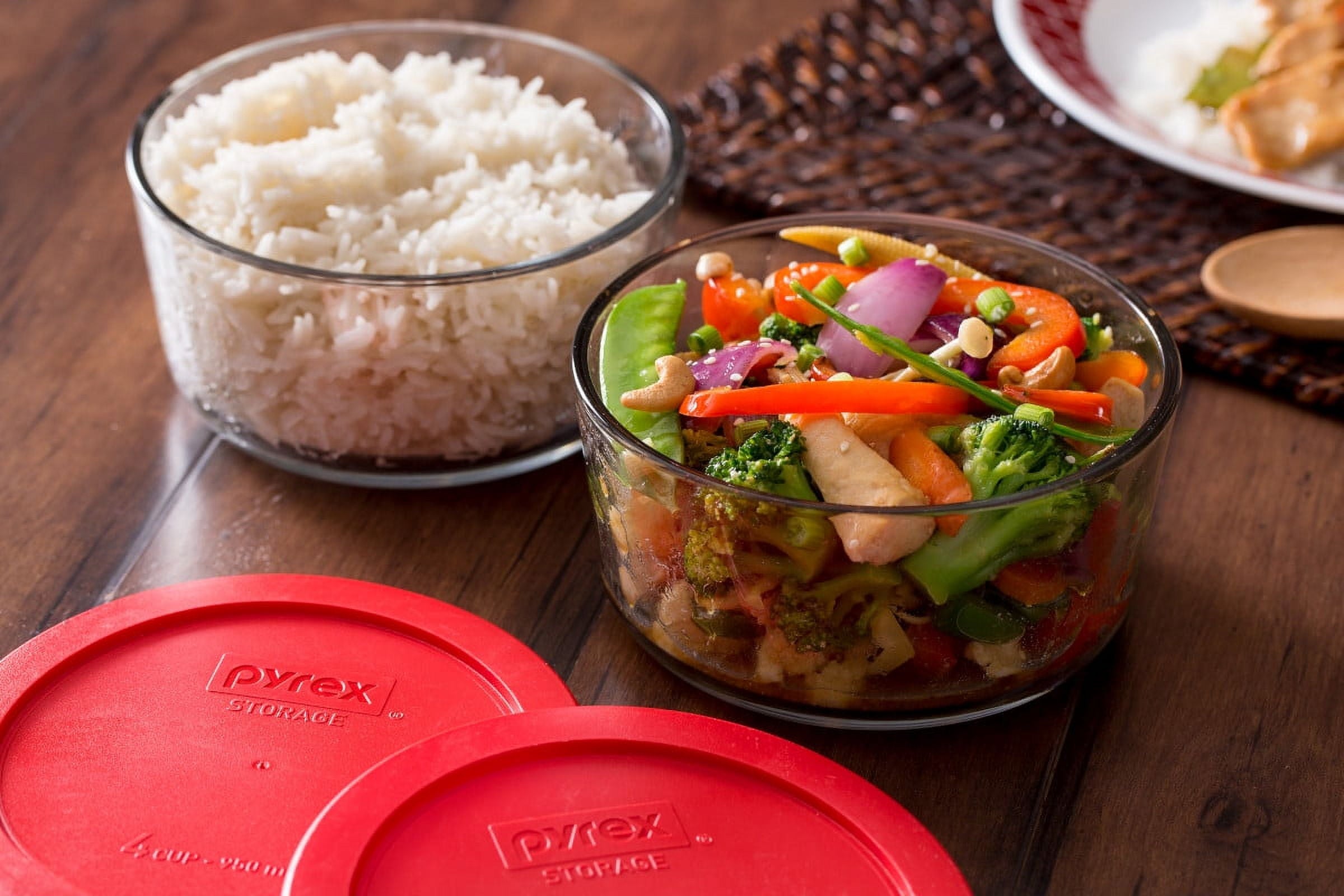 Pyrex Simply Store 4C Glass Food Storage and Baking Container, Set of 2 with Lids - Image 5
