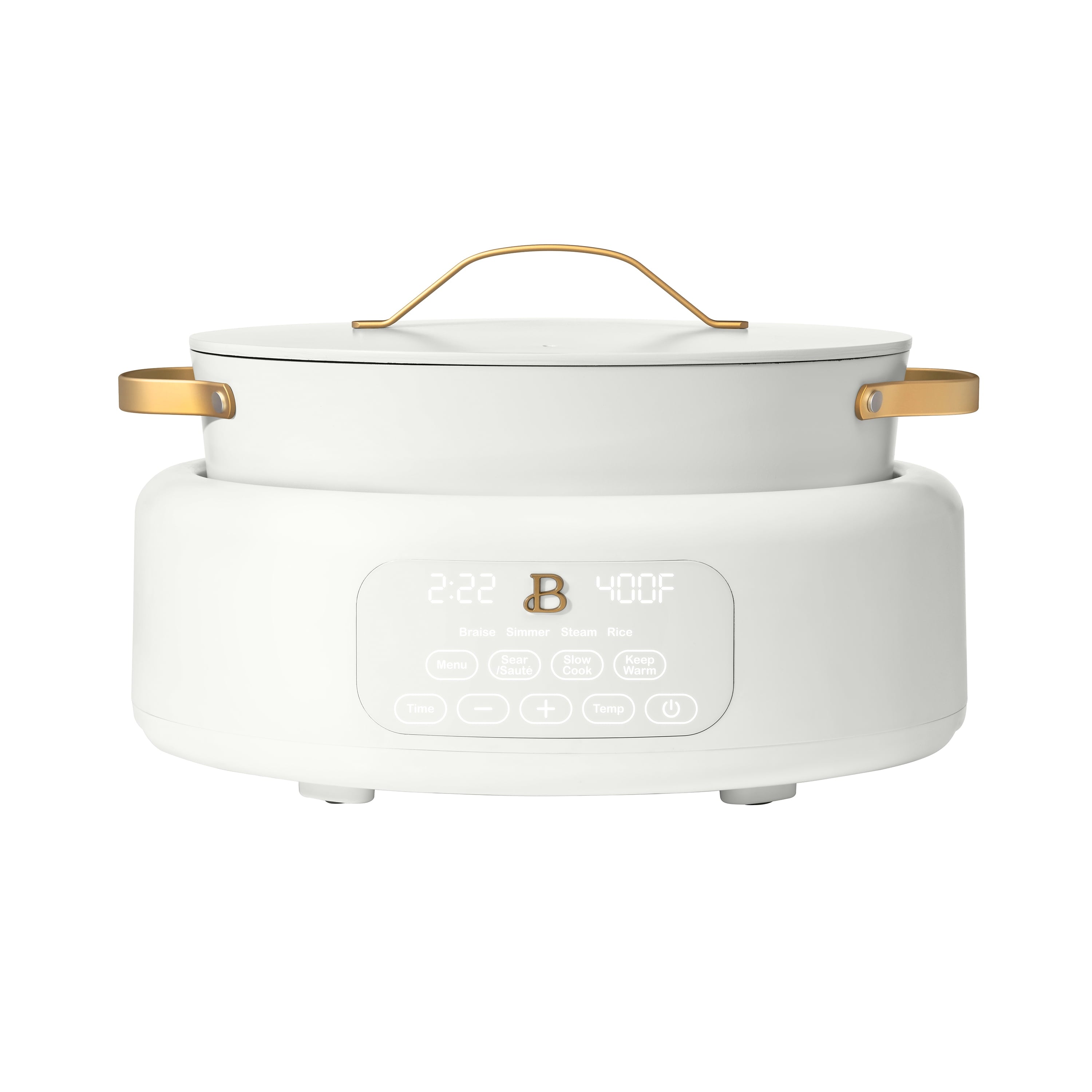 10 in 1, 6 Qt Electric Multi-Cooker, White Icing
