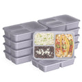 Bentgo Prep 3-Compartment Meal Prep Containers with Lids, PFAS & BPA Free Materials, Durable, Microwave, Freezer, & Dishwasher Safe To Go Fo