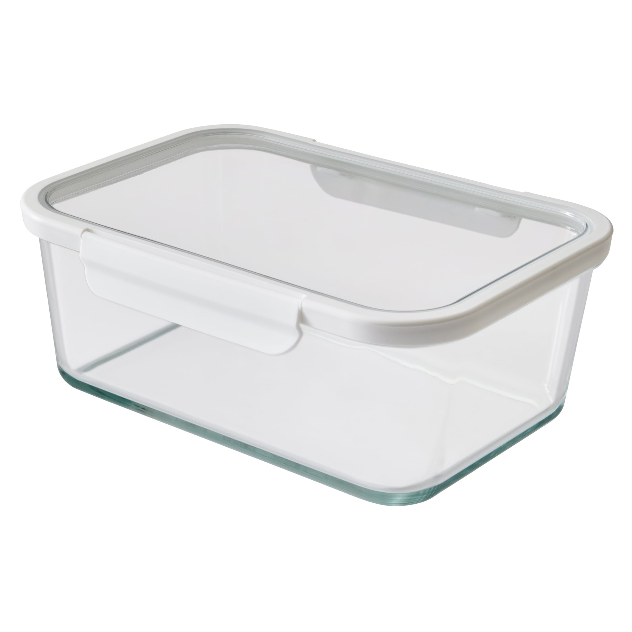 10Cup Rectangle Glass Food Storage Container with Tritan Lid. Set of 1, 2 Pieces, A Practical Choice for Dry Goods an...