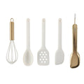 Cook with Color 5-Piece Mini Silicone Utensil Set  Durable & Nonstick Safe