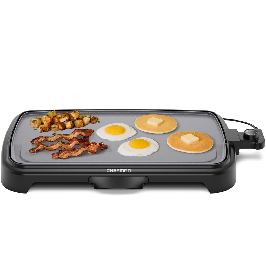 10" x 20" Nonstick Extra-Large Griddle, Grey