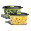 FoodSaver 5-Cup Preserve & Marinate Containers for FoodSaver Handheld Vacuum Sealers, 2-Pack BPA-Free Vacuum Sealable Containers for Airtigh