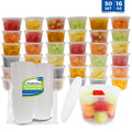 Containers Plastic Deli Containers with Lids, Slime, Soup, Meal Prep Containers | Free | Stackable | Leakproof | Micr...