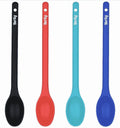 4-Piece Large Silicone Mixing Spoon Set 12" Heat-Resistant, Non-Stick Cooking & Baking Utensils