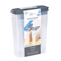 Mainstays 2-Pack Plastic Cereal Keeper Storage Containers, Kitchen Pantry Organizer Canisters for Cereal and Dry Food Storage, 24 Cup Capaci