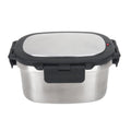 Mainstays Food Container, Reusable Insulated Stainless Steel, Rectangular, 33 oz, Ideal Use for Workday Meals and Travel to Keep Meals Hot o