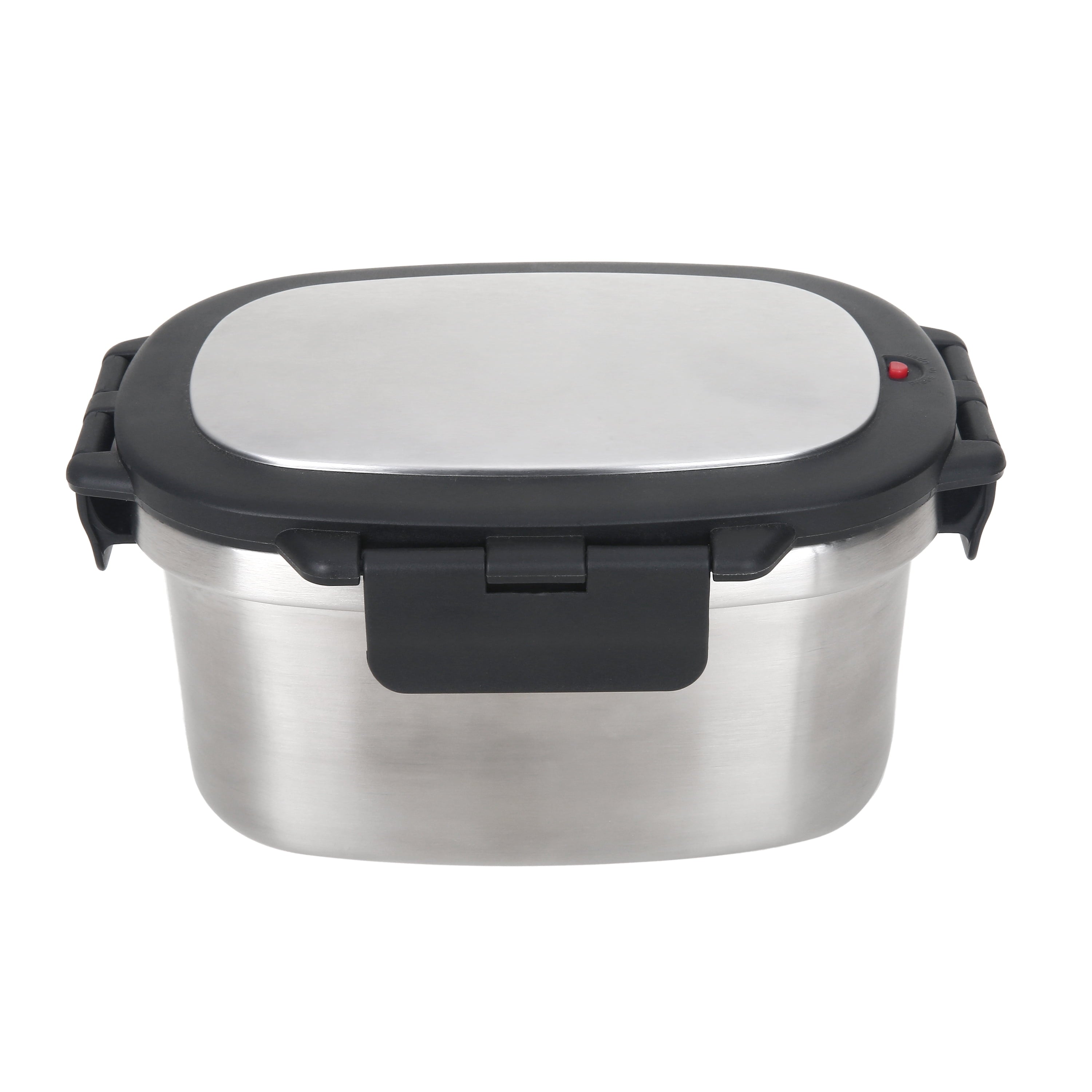 Mainstays Food Container, Reusable Insulated Stainless Steel, Rectangular, 33 oz, Ideal Use for Workday Meals and Travel to Keep Meals Hot o
