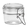Glass Airtight Food Storage Jar with Lid, Clear Cereal and Dry Food Storage Container for Kitchen Pantry Organization