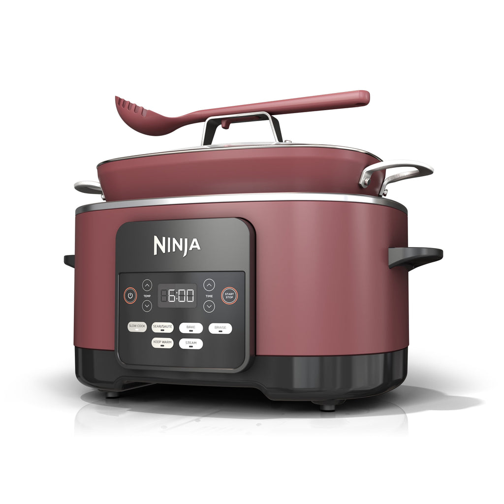 10-in-1 Possible 8.5 Qt Multi-Cooker, Slow Cook, Dutch Oven, Steamer, Triple Heat Fusion, Glass Lid & Integrated Spoo...