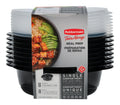 Storage Containers, 5 Cup, 8 Pack